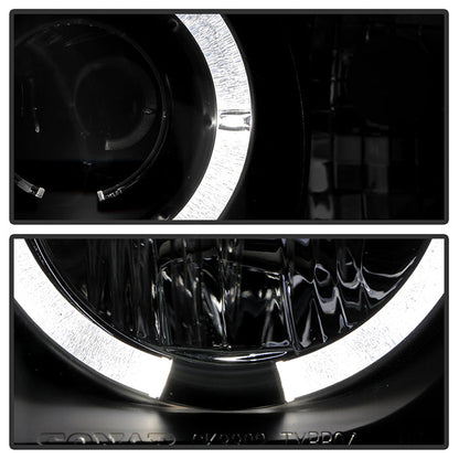 Spyder Scion XB 03-07 Projector Headlights LED Halo Black High H1 Low 9006 PRO-YD-TSXB03-HL-BK 5011893