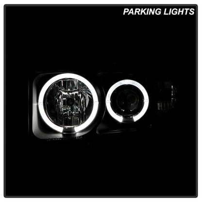 Spyder Scion XB 03-07 Projector Headlights LED Halo Black High H1 Low 9006 PRO-YD-TSXB03-HL-BK 5011893