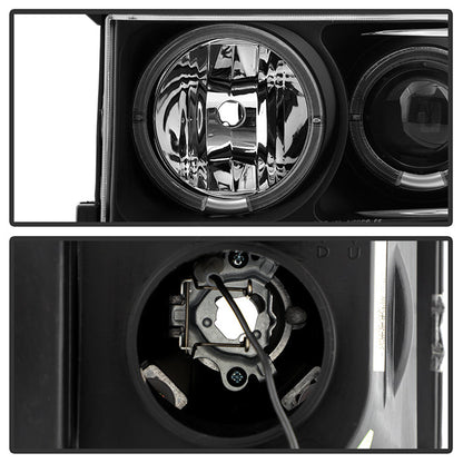 Spyder Scion XB 03-07 Projector Headlights LED Halo Black High H1 Low 9006 PRO-YD-TSXB03-HL-BK 5011893