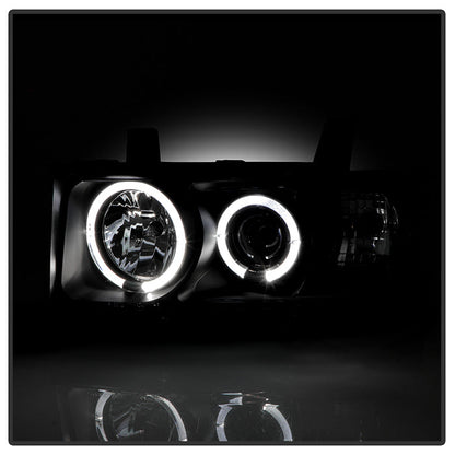Spyder Scion XB 03-07 Projector Headlights LED Halo Black High H1 Low 9006 PRO-YD-TSXB03-HL-BK 5011893