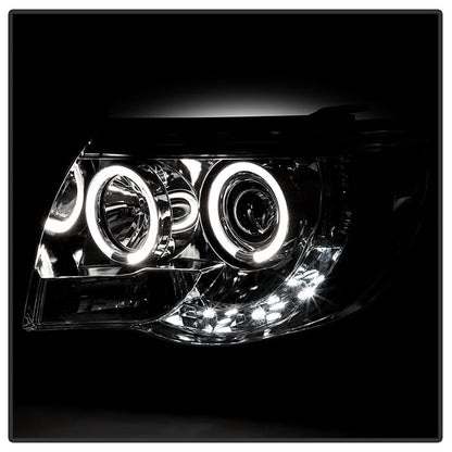 Spyder Toyota Tacoma 05-11 Projector Headlights LED Halo LED Chrome High H1 Low H1 PRO-YD-TT05-HL-C 5011923