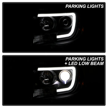 Spyder Toyota Tacoma 05-11 V2 High-Power LED Headlights - Black PRO-YD-TT05PL-BK 5088185