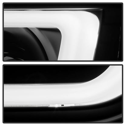 Spyder Toyota Tacoma 05-11 Projector Headlights - Light Bar DRL - Black PRO-YD-TT05V2-LB-BK 5084514