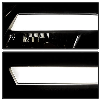 Spyder Toyota Tacoma 12-15 Projector Headlights Light Bar DRL Black PRO-YD-TT12-LBDRL-BK 5081711