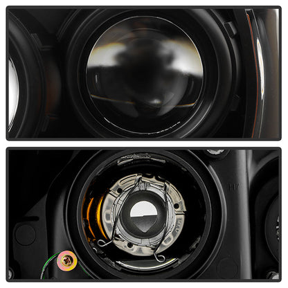 Spyder Toyota Tacoma 12-15 Projector Headlights Light Bar DRL Black PRO-YD-TT12-LBDRL-BK 5081711