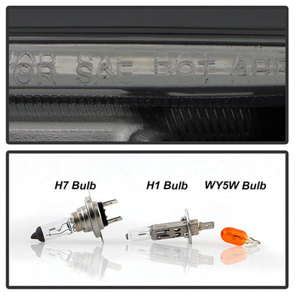 Spyder Toyota Tacoma 12-16 Projector Headlights Light Bar DRL Smoke PRO-YD-TT12-LBDRL-SM 5081728