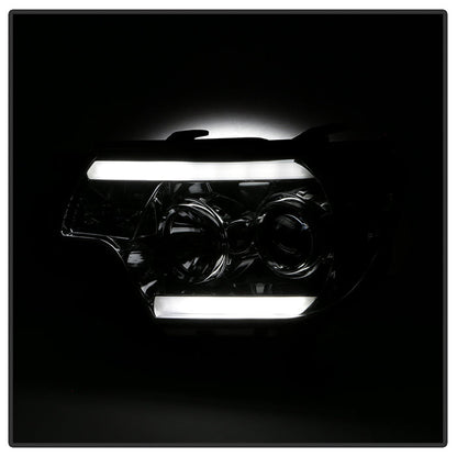 Spyder Toyota Tacoma 12-16 Projector Headlights Light Bar DRL Smoke PRO-YD-TT12-LBDRL-SM 5081728