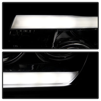 Spyder Toyota Tacoma 12-16 Projector Headlights Light Bar DRL Smoke PRO-YD-TT12-LBDRL-SM 5081728