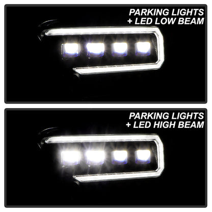 Spyder 16-20 Toyota Tacoma Halogen Model Only High-Power LED Headlights - Black PRO-YD-TT16HALAP-BK 5088376