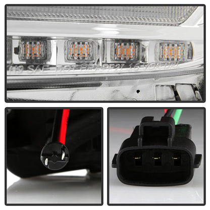 Spyder 16-20 Toyota Tacoma Halogen Model Only High-Power LED Headlights - Chrome PRO-YD-TT16HALAP-C 5088369