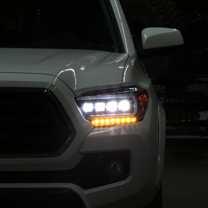 Spyder 16-20 Toyota Tacoma LED Model Only High-Power LED Headlights - Black PRO-YD-TT16LEDAP-BK 5088390