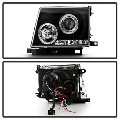 Spyder Toyota Tacoma 97-00 Projector Headlights LED Halo LED Black High H1 Low H1 PRO-YD-TT97-HL-BK 5011947