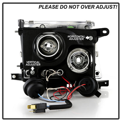 Spyder Toyota Tacoma 97-00 Projector Headlights LED Halo LED Black High H1 Low H1 PRO-YD-TT97-HL-BK 5011947