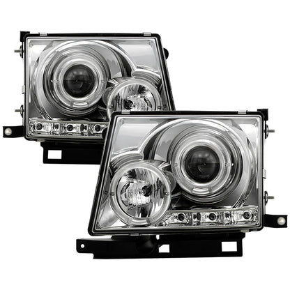 Spyder Toyota Tacoma 97-00 Projector Headlights LED Halo LED Chrome High H1 Low H1 PRO-YD-TT97-HL-C 5011954