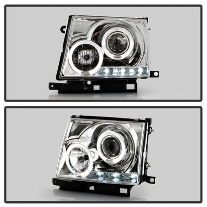 Spyder Toyota Tacoma 97-00 Projector Headlights LED Halo LED Chrome High H1 Low H1 PRO-YD-TT97-HL-C 5011954