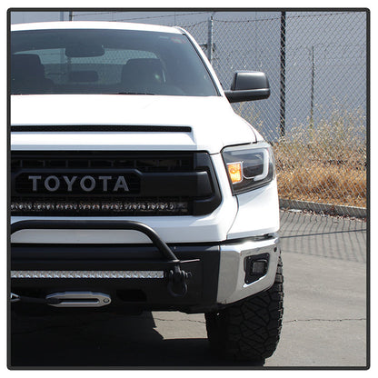 Spyder Toyota Tundra 2014-2016 Projector Headlights Light Bar DRL Black PRO-YD-TTU14-DRL-BK 5080158