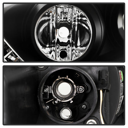 Spyder Volkswagen GTI 06-09/Jetta 06-09 Halogen Model Only - DRL Black PRO-YD-VG06-DRL-BK 5017505