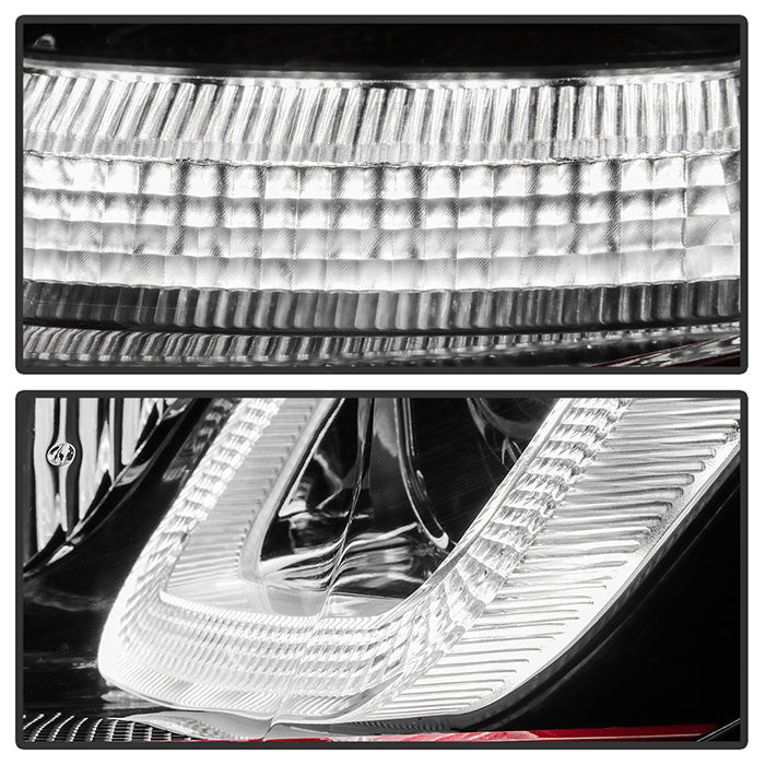 Spyder Volkswagen Golf / GTI 10-13 Version 3 Projector Headlights - Black PRO-YD-VG10V3R-DRL-BK 5082046
