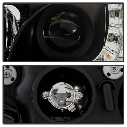 Spyder Volkswagen Passat 01-05 Projector Headlights DRL Black High H1 Low H1 PRO-YD-VP01-DRL-BK 5012302