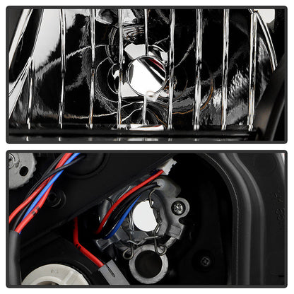 Spyder Volkswagen Passat 01-05 Projector Headlights DRL Black High H1 Low H1 PRO-YD-VP01-DRL-BK 5012302