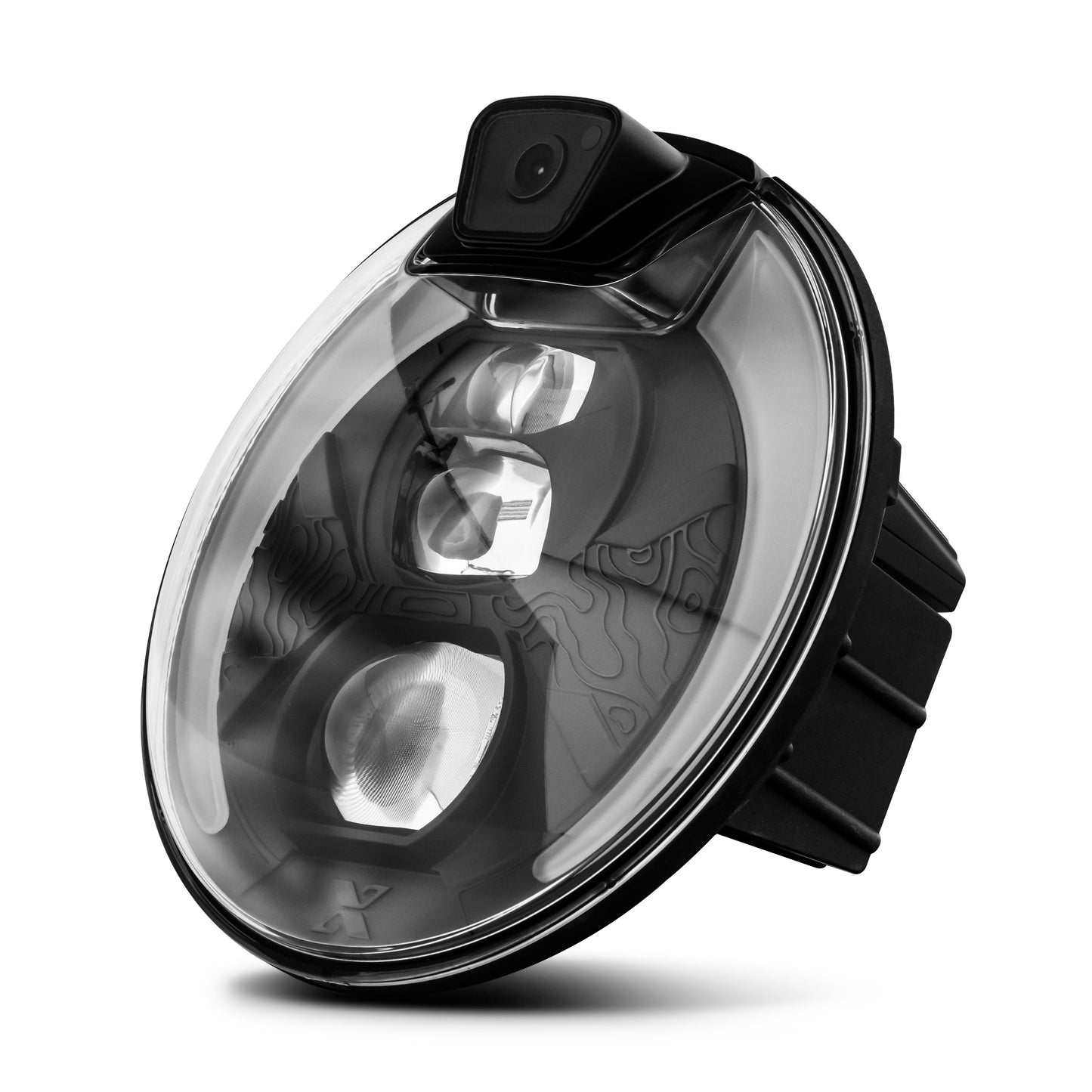 Project X 7In Headlight w/ 4K / wide angle Camera HL538822-1