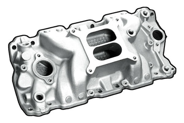 PROFESSIONAL PRODUCTS SBC Power+Plus HPS Manifold - Satin Air and Fuel Intake Manifolds and Components main image