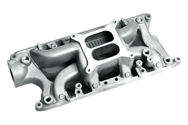 PROFESSIONAL PRODUCTS SBF Power+Plus CrossWind Manifold - Satin Air and Fuel Intake Manifolds and Components main image