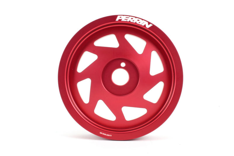Perrin Lightweight Crank Pulley for 2015-2018 WRX, BRZ, FR-S, 86, Outback, Legacy, Forester, Crosstrek