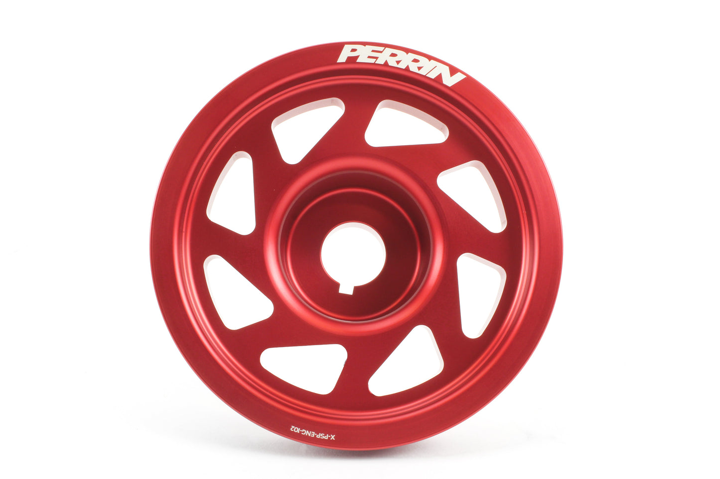 Perrin Lightweight Crank Pulley No AC for 2002-2014 WRX, STI, Outback, Forester, Legacy, Impreza