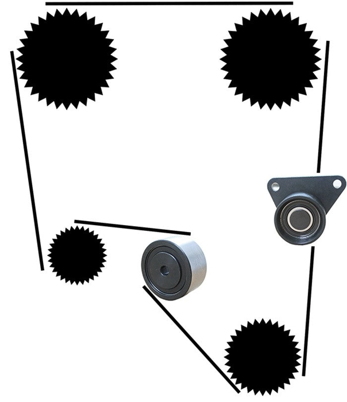 Professional Parts SWEDEN Engine Timing Belt Component Kit 21430014