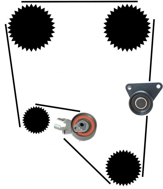 Professional Parts SWEDEN Engine Timing Belt Component Kit 21430028