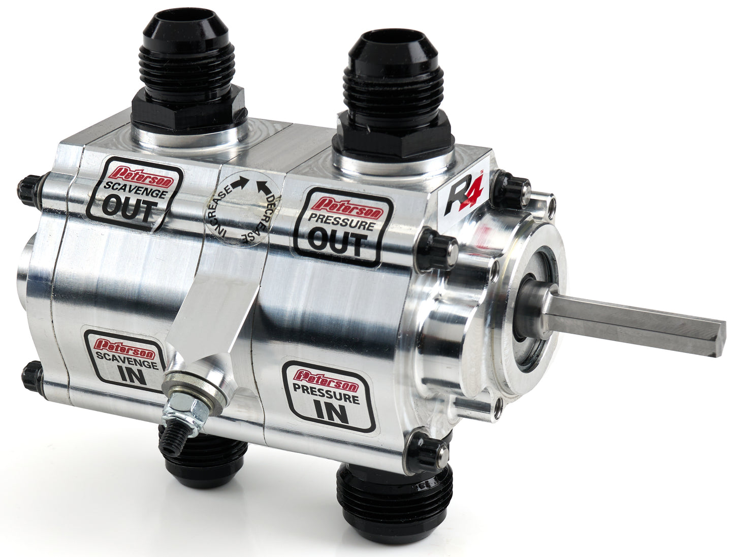 PETERSON FLUID Oil Pump 2-Stage Reverse Rotation Front Pressure Engines and Components Oiling Systems main image