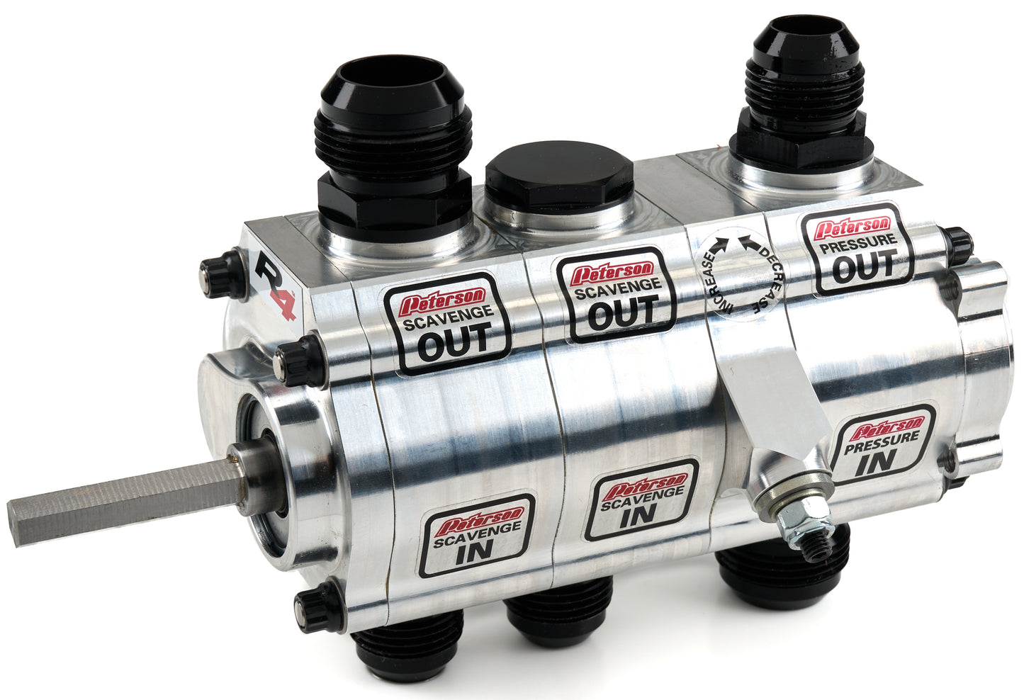 PETERSON FLUID Oil Pump 3-Stage Reverse Rotation Left Side Engines and Components Oiling Systems main image