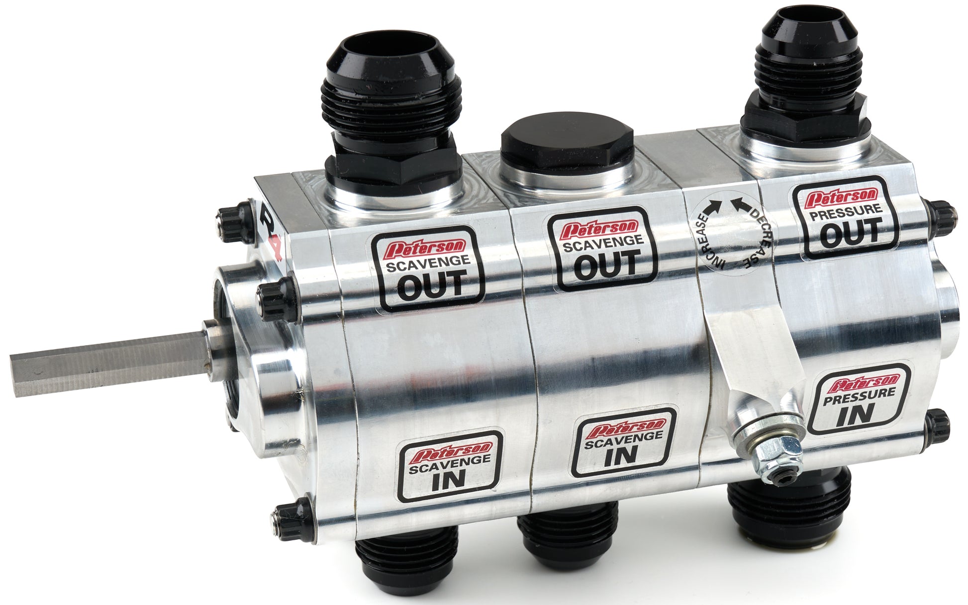 PETERSON FLUID Oil Pump 3-Stage1.4psi Left Side Engines and Components Oiling Systems main image