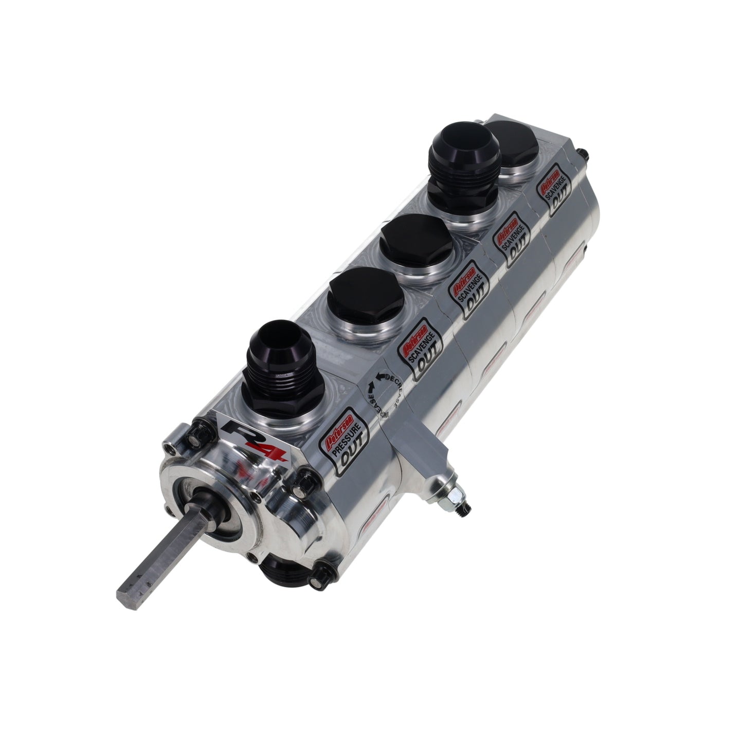 PETERSON FLUID Oil Pump 5-Stage 1.4 psi 1.4 Scavange w/Hex Engines and Components Oiling Systems main image