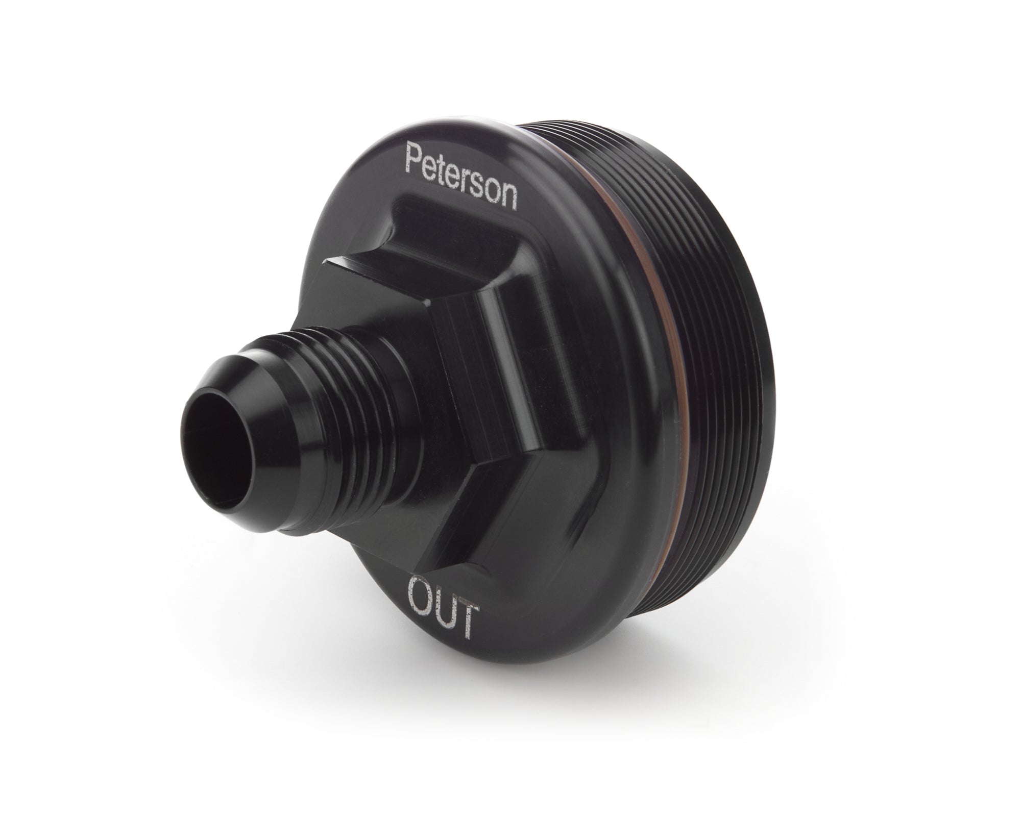 Peterson Fluid End Cap Outlet -10AN  Fittings and Plugs AN-NPT Fittings and Components main image