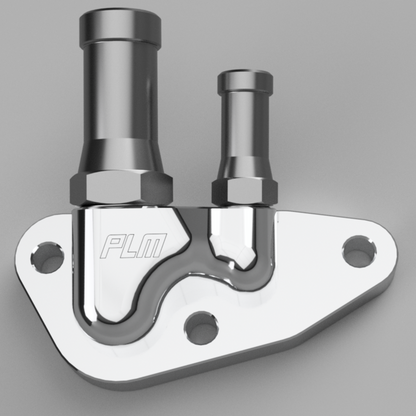 PrivateLabelMfg Precision Works Coolant Breather Fitting Assembly 2015+ WRX FA20 DIT