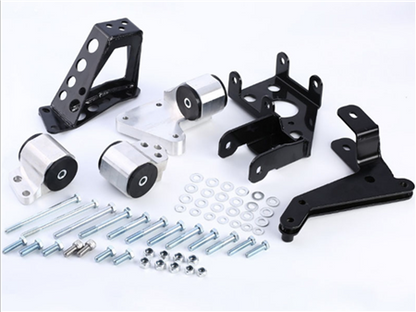 PrivateLabelMfg Precision Works Engine Mount Kit - K-Swap EG Civic DC2 Integra