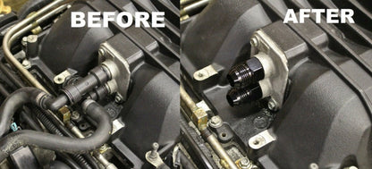 PrivateLabelMfg Precision Works CTS-V ZL1 6.2L LSA Supercharger Coolant Line -12AN Adapter Fittings