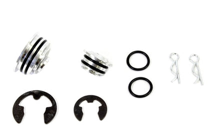 PrivateLabelMfg Precision Works Billet Spherical Shifter Cable Bushings For OEM Cables RSX Civic Si TSX V2