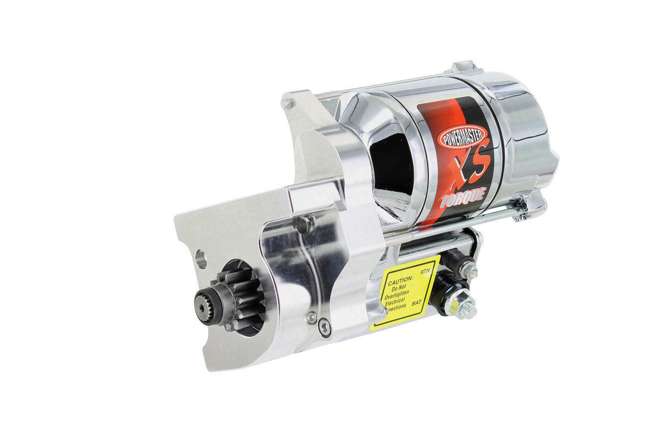 Powermaster Performance XS Torque Starter 153 Tooth Flywheel Chrome Starters Starters main image