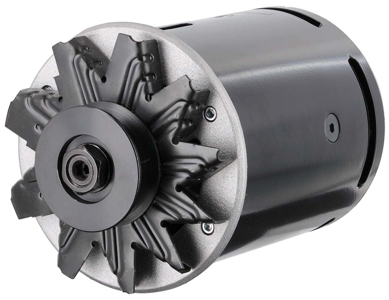 Powermaster Performance PowerGen Alternator Blk Universal W/O Mount Charging Systems Alternators/Generators and Components main image