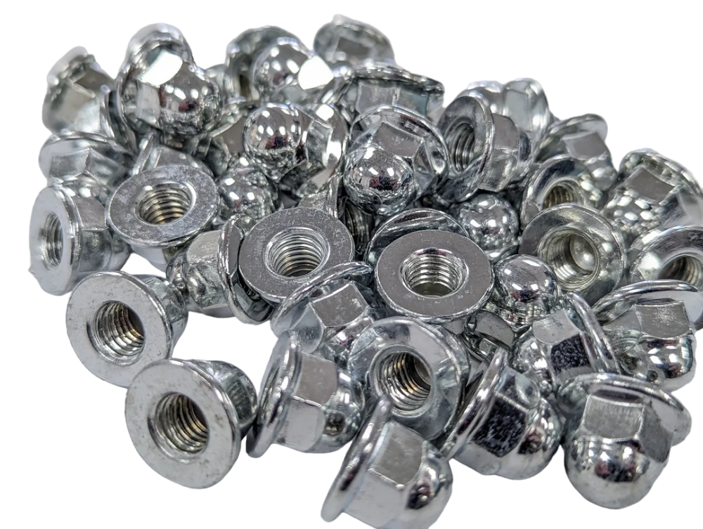PLM Seat Hardware Kit - Acorn Nuts M8 x 1.25mm 6mm Depth For Sparco Recaro Bride Seats *Discontinued