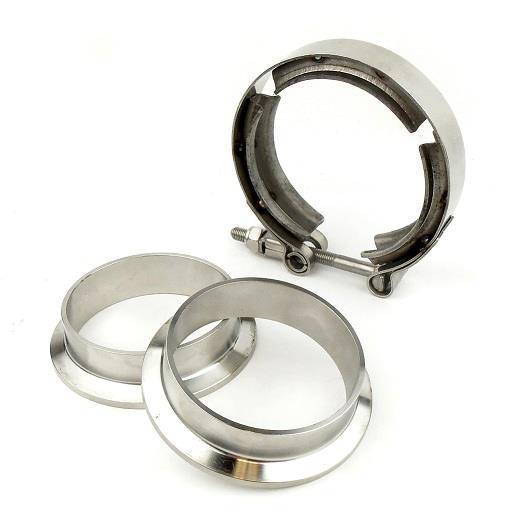 PYPES PERFORMANCE EXHAUST 3in V-Band Clamp Flange 304 Stainless Exhaust Exhaust Pipes, Systems and Components main image