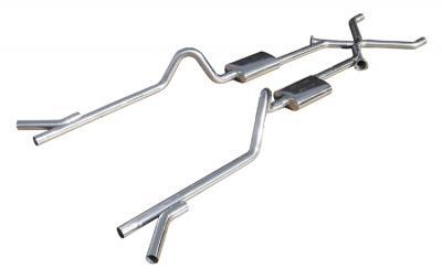 Pypes Performance Exhaust 55-57 Chevy 2.5 Exhaust w/X-Pipe Exhaust Pipes, Systems and Components Exhaust Systems main image