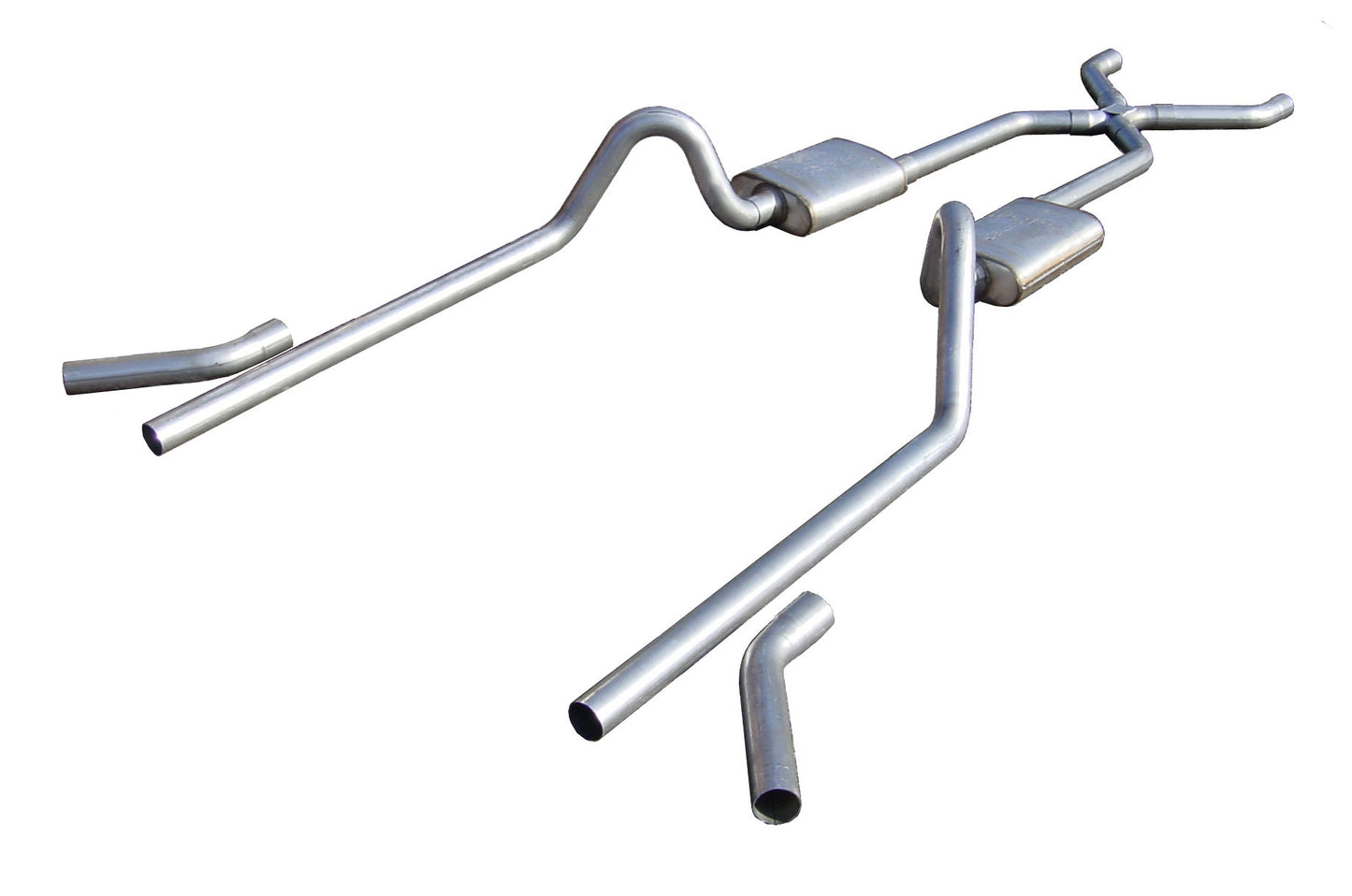 PYPES PERFORMANCE EXHAUST 55-57 Chevy H-Bomb Crossmember Back Exhaust Exhaust Exhaust Pipes, Systems and Components main image