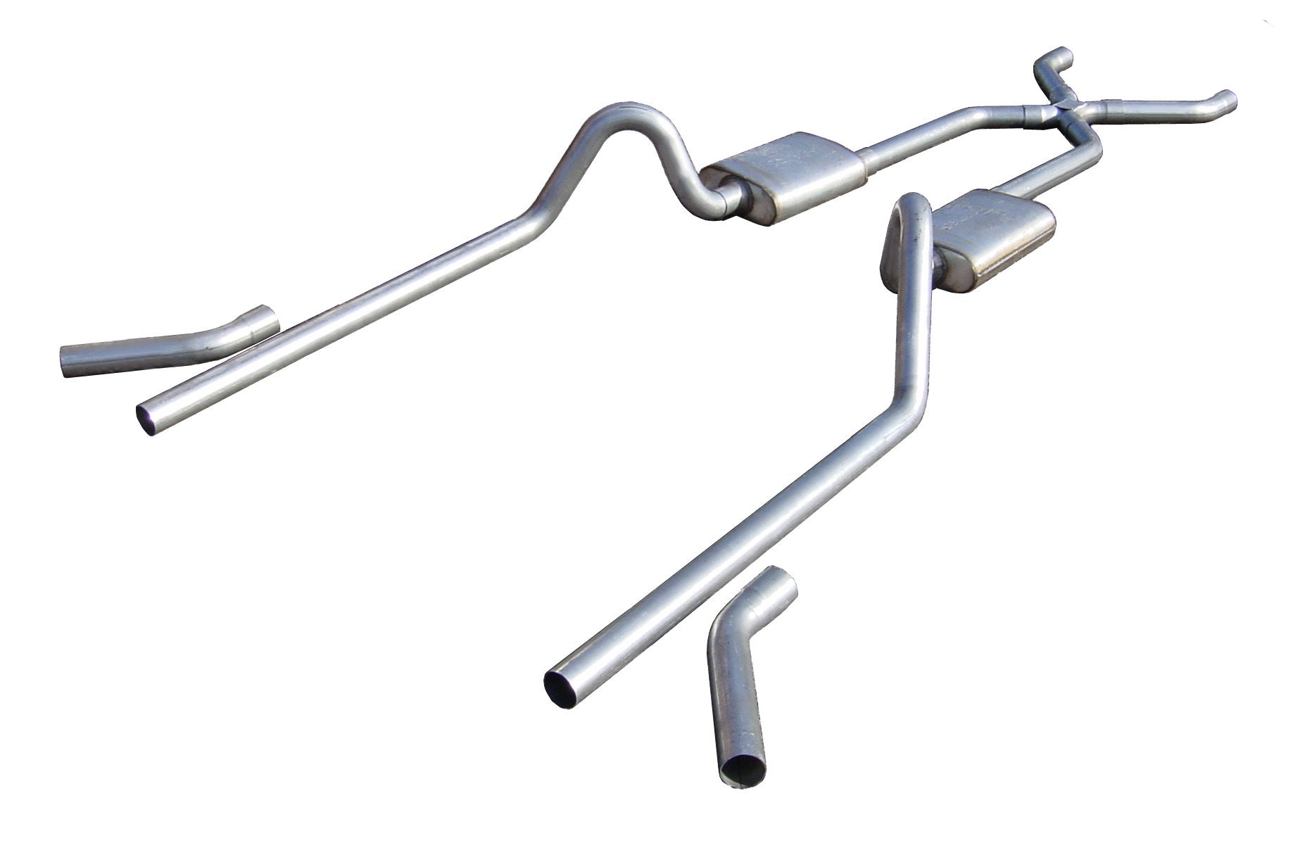 PYPES PERFORMANCE EXHAUST 55-57 Chevy H-Bomb Crossmember Back Exhaust Exhaust Exhaust Pipes, Systems and Components main image
