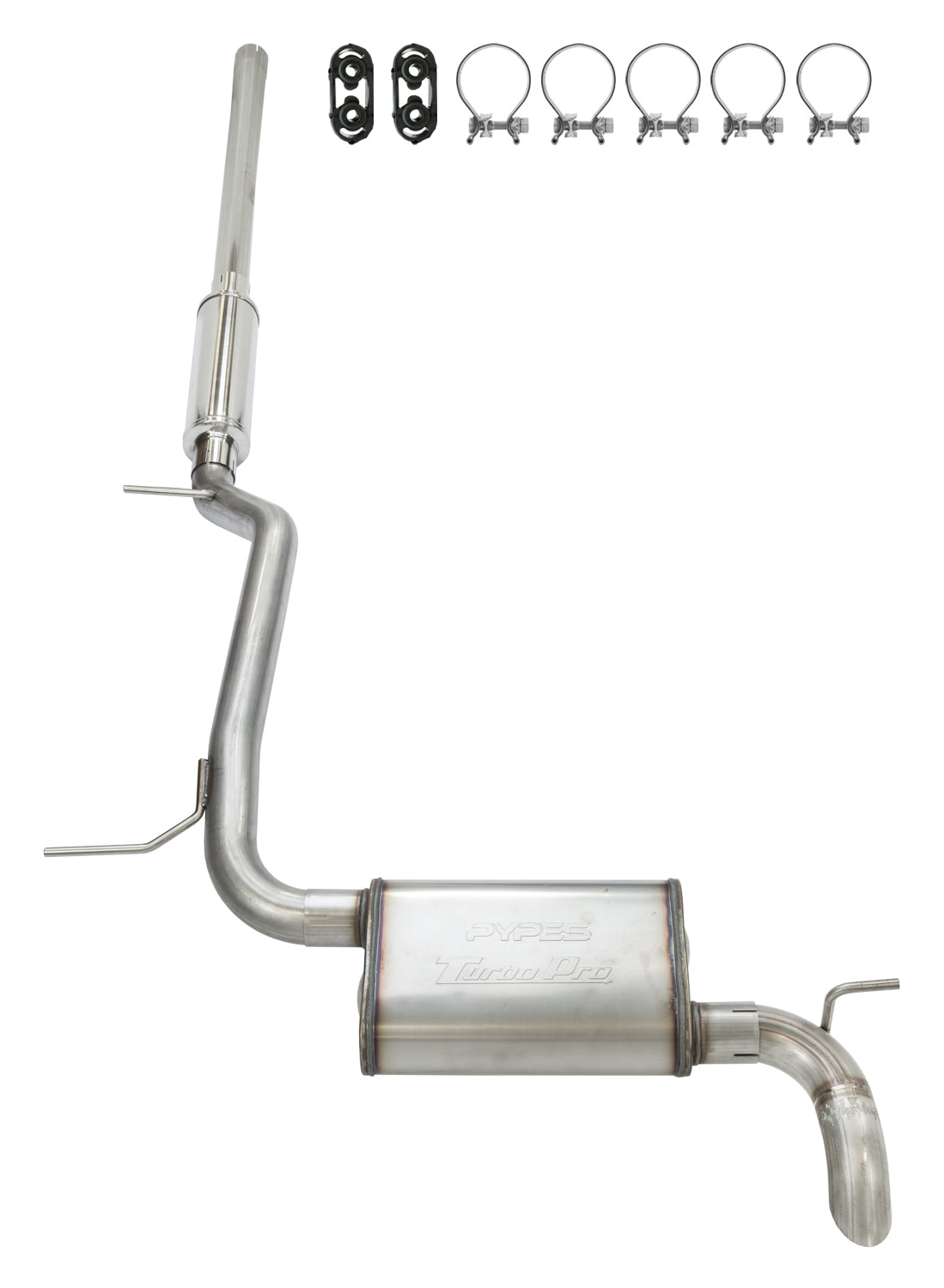 PYPES PERFORMANCE EXHAUST 07-18 Jeep JK Cat Back Exhaust Exhaust Exhaust Pipes, Systems and Components main image