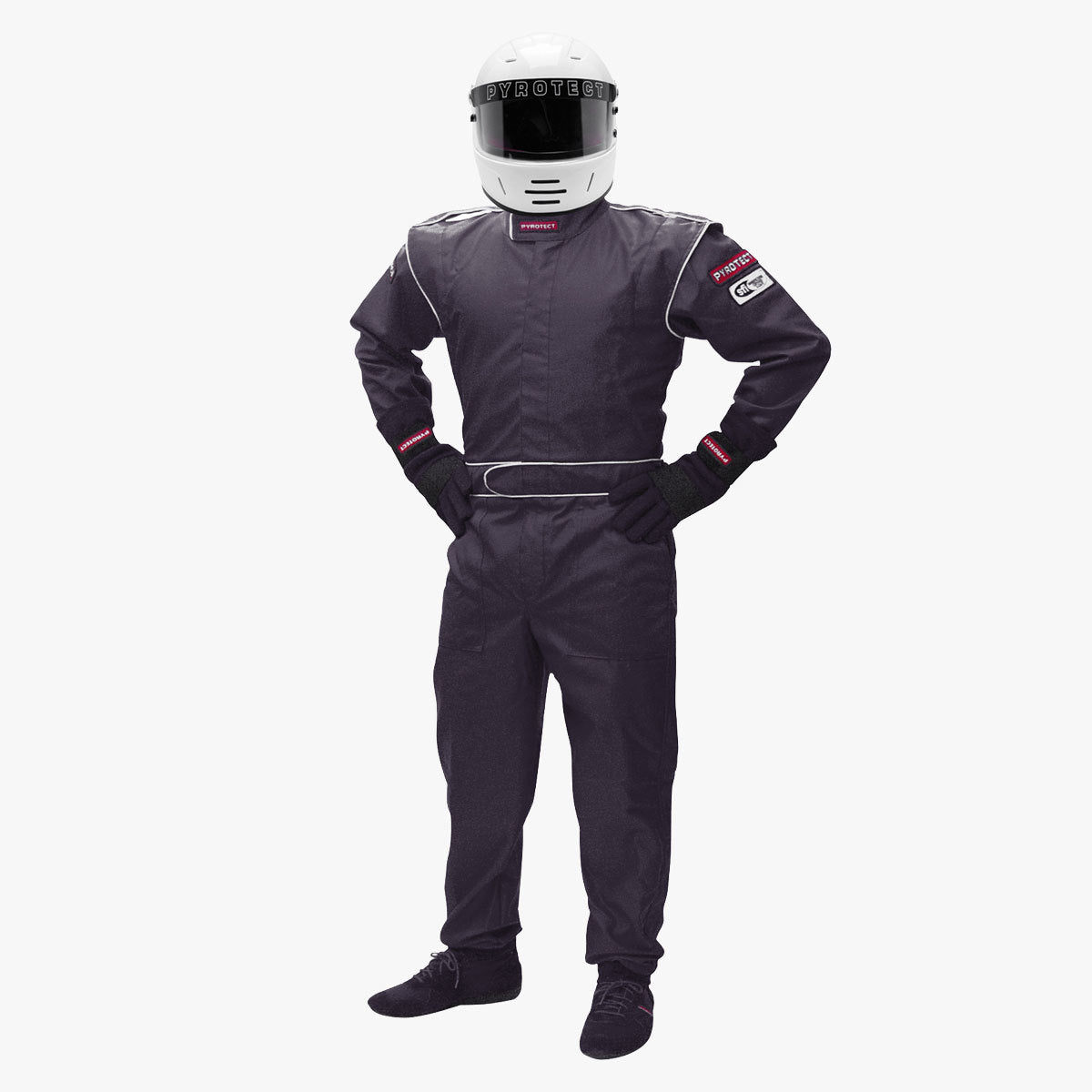 Pyrotect Suit Junior Medium Black SFI-1 Safety Clothing Driving Suits main image