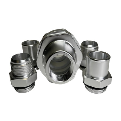 Precision Works Universal Inline Thermostat Housing AN16 & 1.25" Fittings *Discontinued
